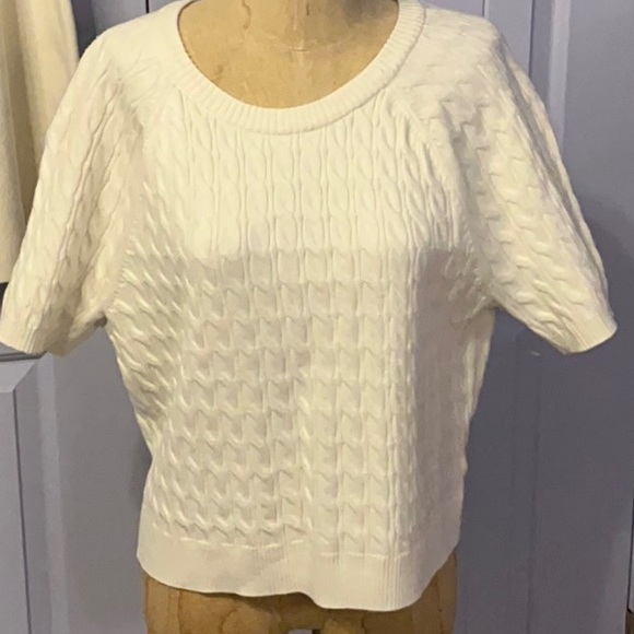 Marled X Reunited Clothing Cable Knit Sweater & Pants Set in Egret~Size XL~NWT - Picture 3 of 16